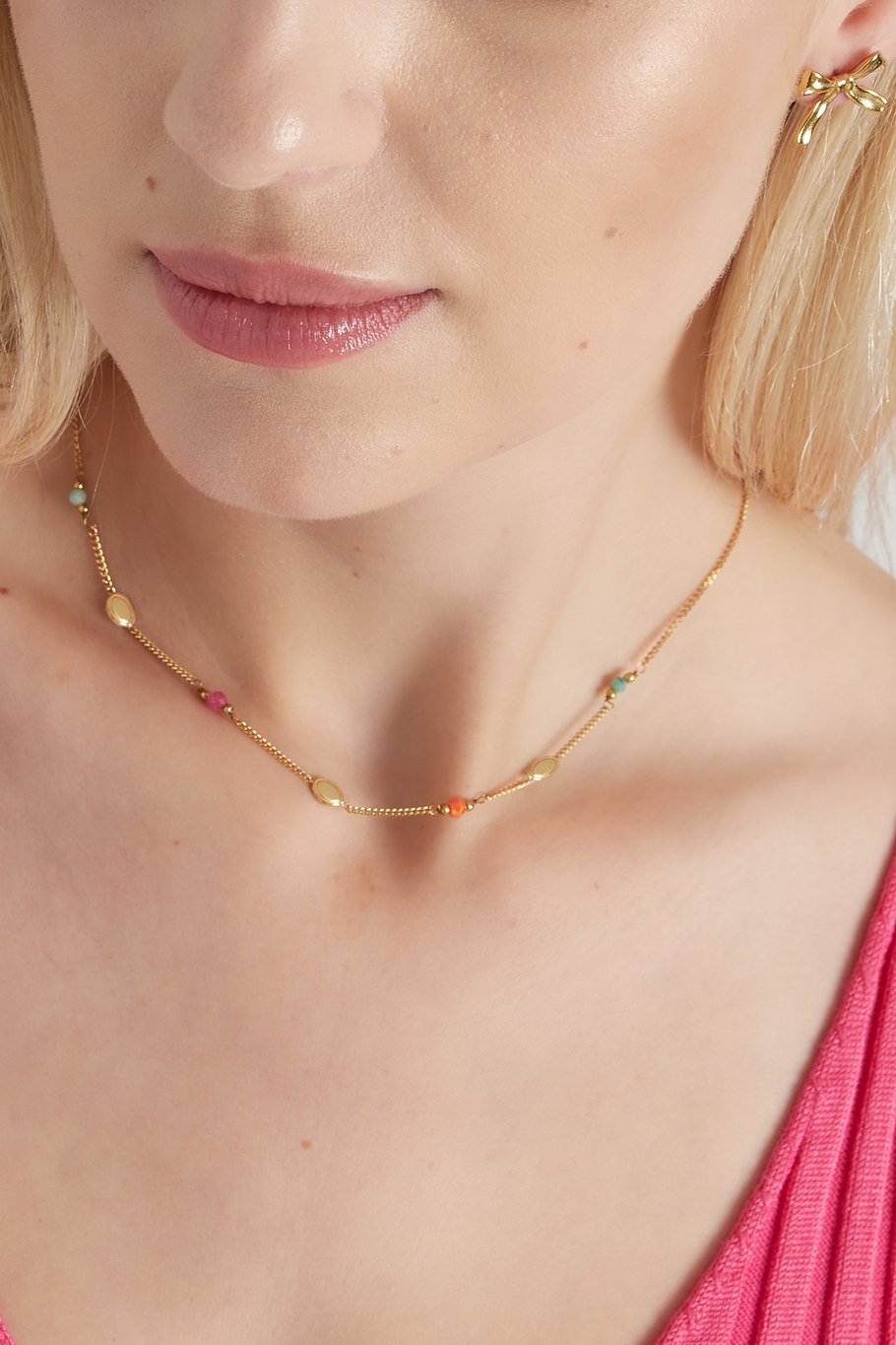 Summerlovin‘ Halskette – Goldfarbe - Goldfarbefarbe h5Bild2